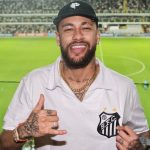 Neymar Jr durante Santos x Audax Italiano, na Vila Belmiro, pela Sul-Americana 2023