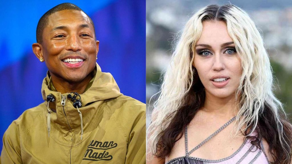 Pharrell Williams anuncia colaboração com Miley Cyrus