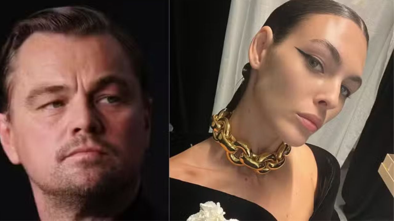 Ator Leonardo DiCaprio; a modelo Vittoria Ceretti (Foto: Getty/Reprodução/Instagram)