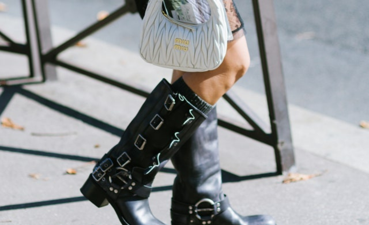 Tendência biker boots