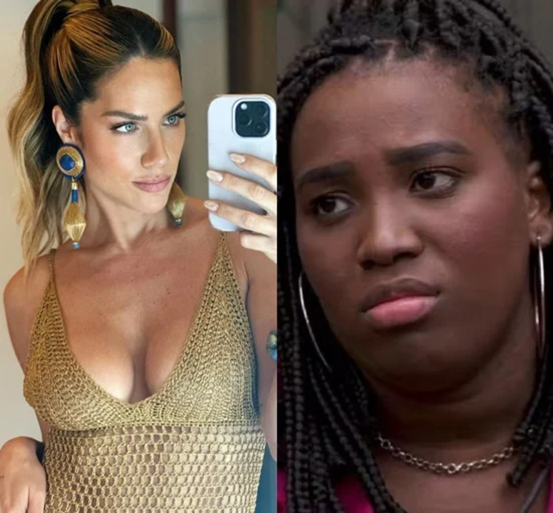 Giovanna Ewbank, a esquerda e Leidy Elin, a direita, em montagem