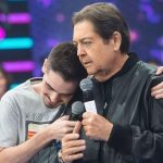 Faustão e filho João Silva