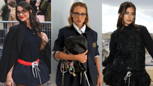 Minissaia é sucesso entre as brasileiras em desfile da Miu Miu