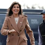 Foto de Nikki Haley durante candidatura