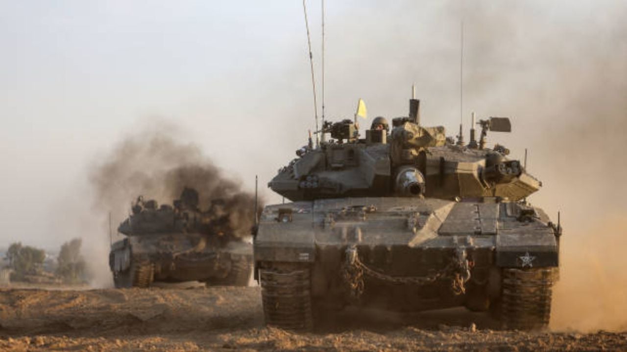 tanque de guerra israelense