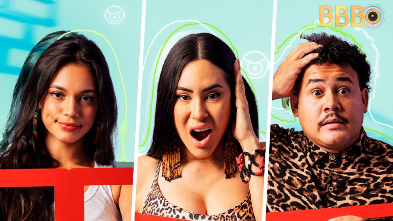 Alane, Isabelle e Lucas em imagens promocionais (Foto: reprodução/X/@bbb)