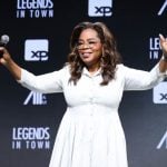 Oprah Winfrey em painel de evento