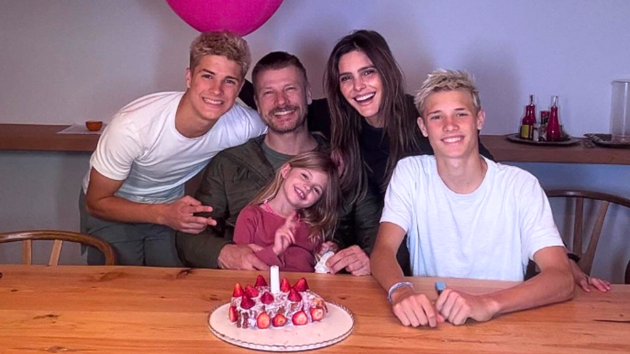 Fernanda Lima, Rodrigo Hilbert e filhos