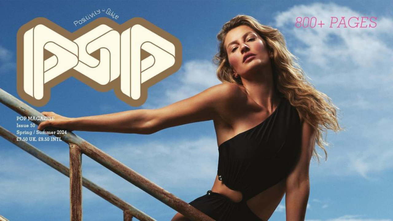 Gisele para a revista The Pop Magazine