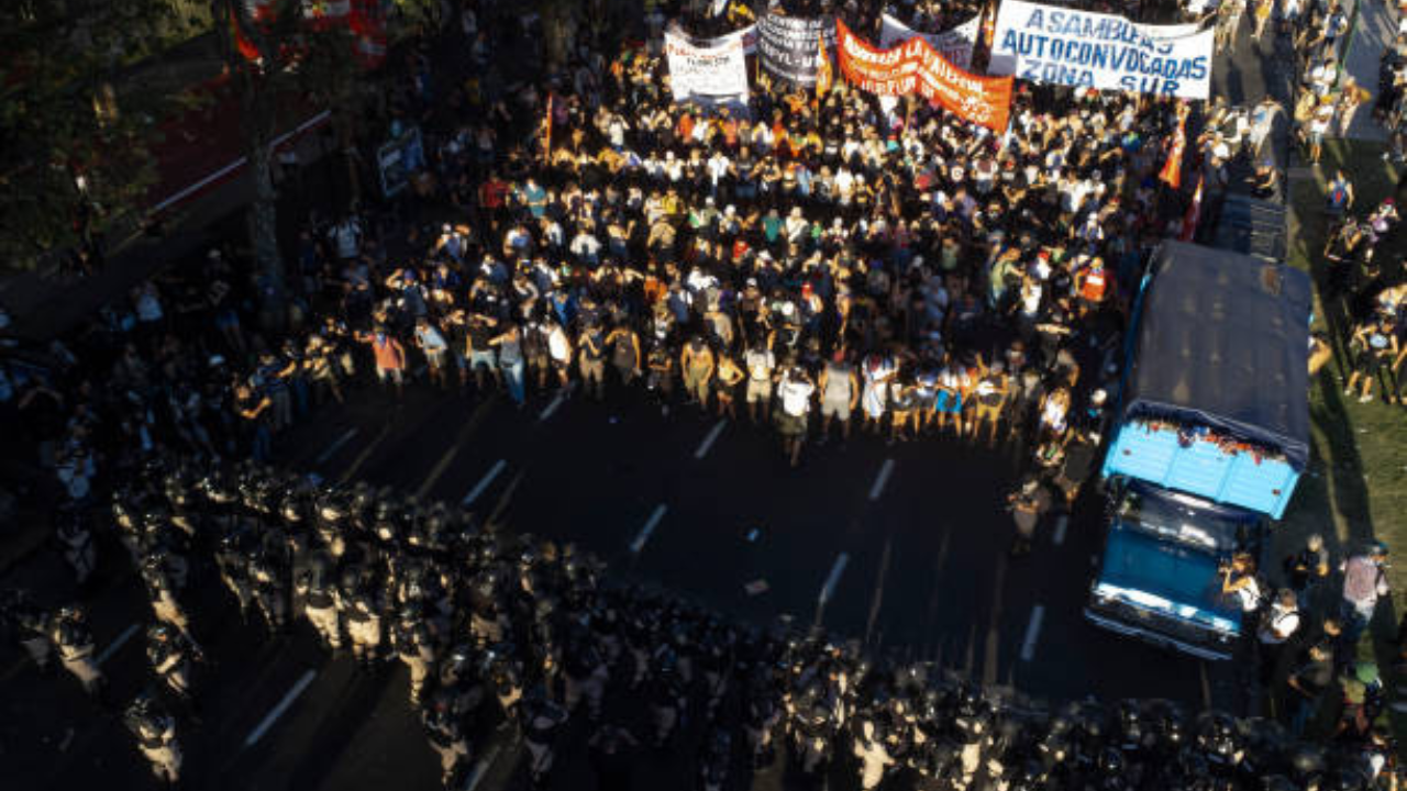 Protesto na Argentina