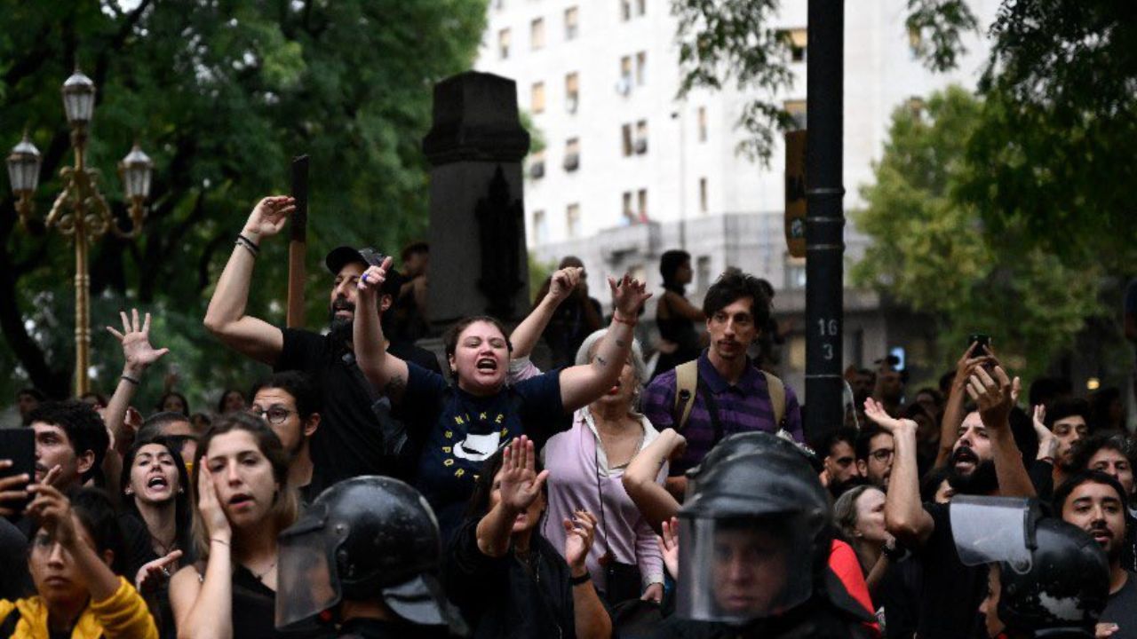 Protestos na Argentina