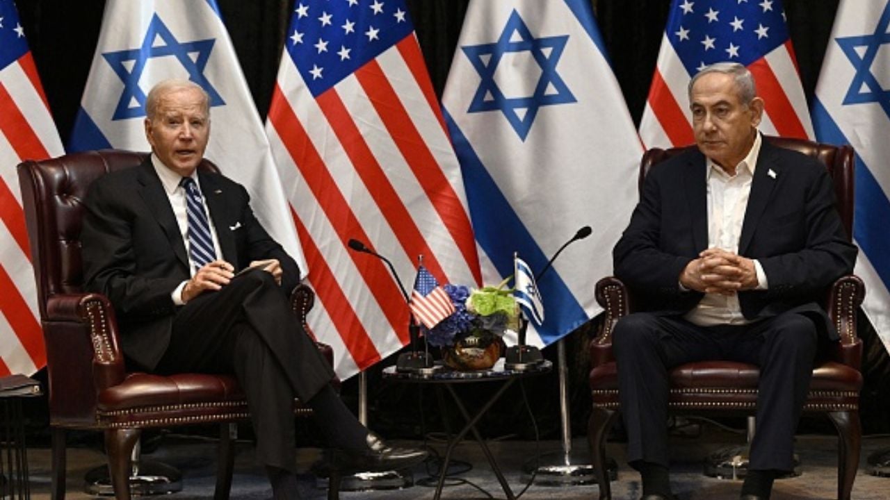 biden e netanyahu conversam