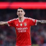 Di Maria comemorando gol pelo Sport Lisboa e Benfica