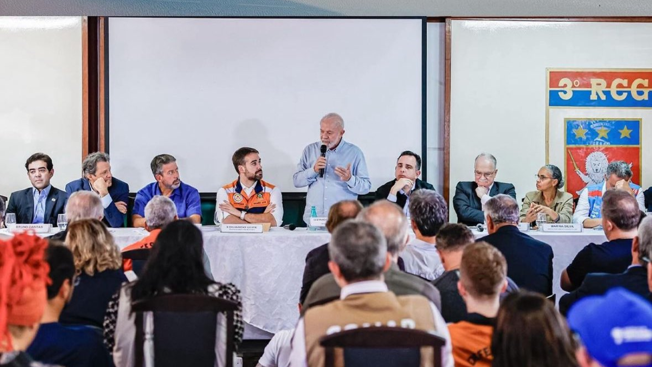 Presidente Lula visita o Rio Grande do Sul