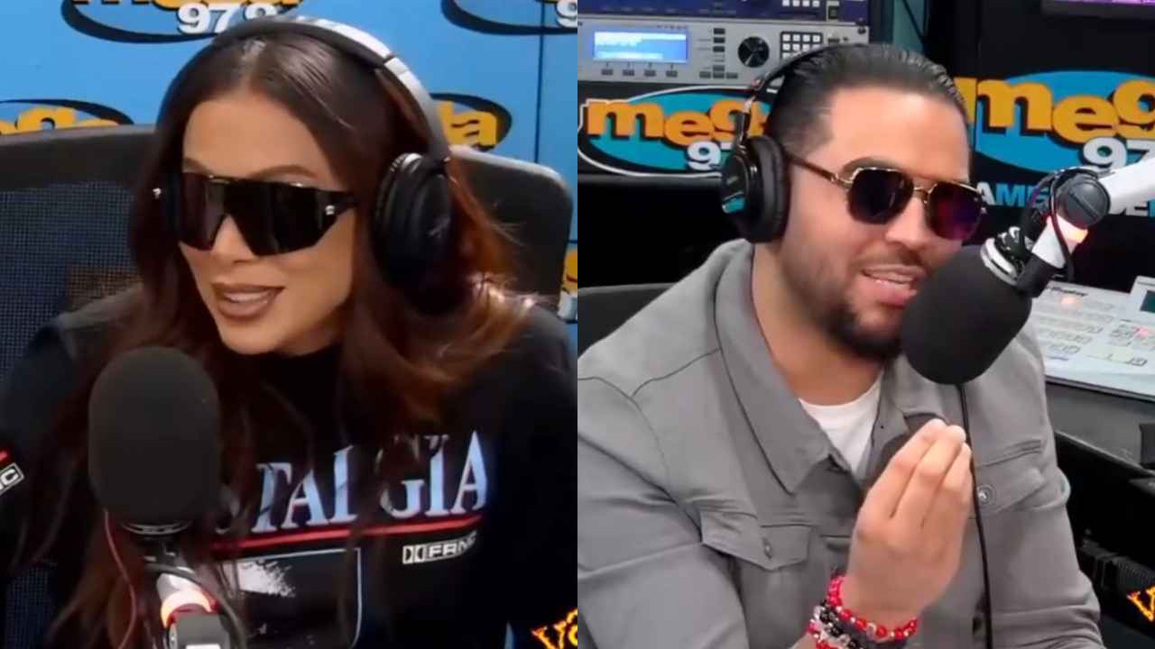 Anitta em entrevista à rádio de Nova York