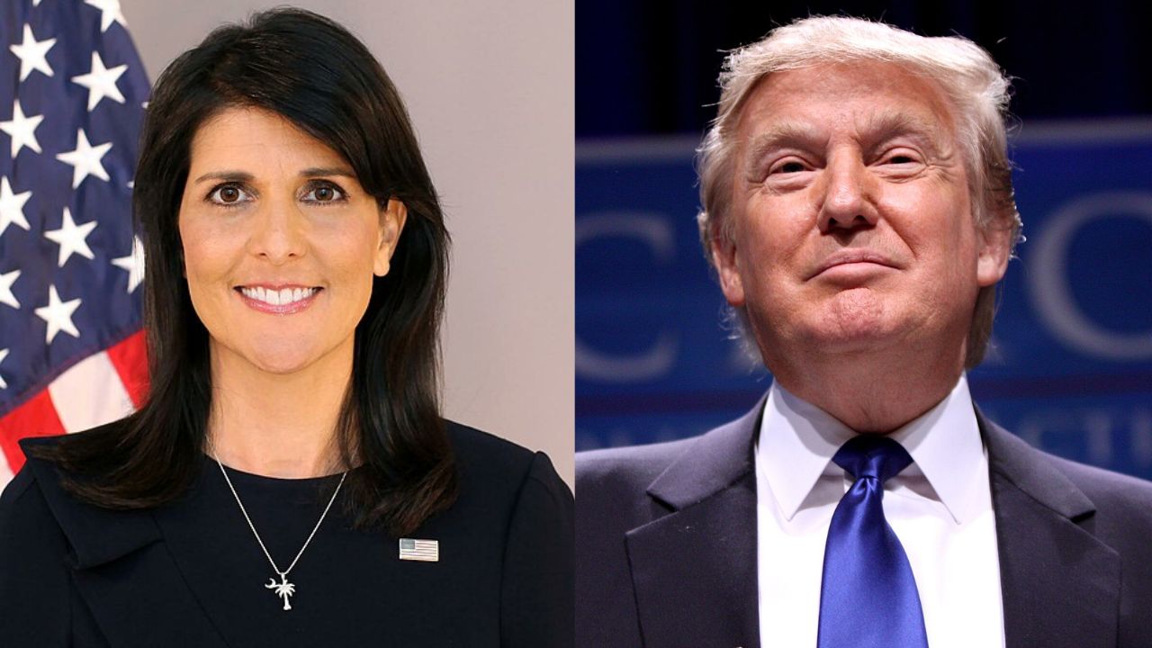 Haley, ex-adversária de Trump declara-lhe apoio.