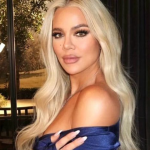 Khloé Kardashian em seu Instagram para ilustrar post