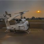 Helicóptero do Uruguai chega ao Brasil