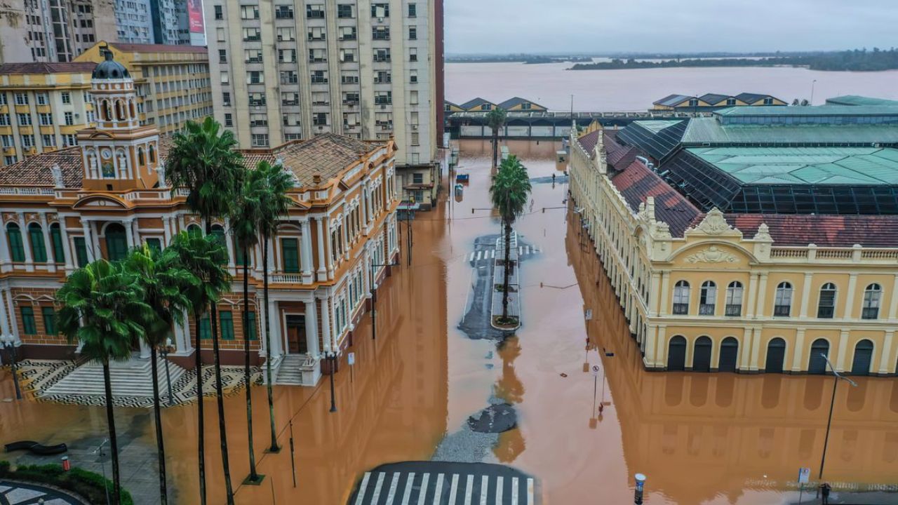 Porto Alegre debaixo d'água