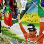 Homenagem feita pelos fãs de Ayrton Senna