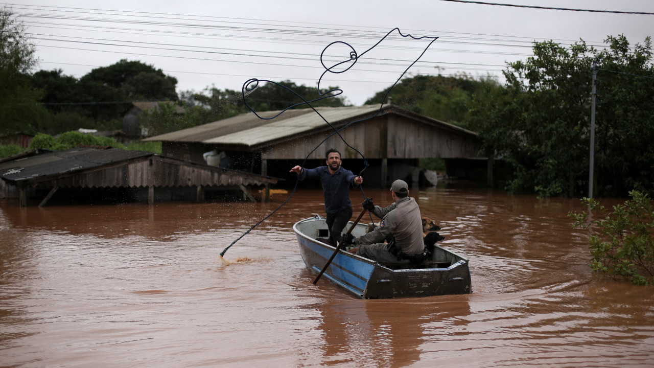 Guaíba volta a subir e chega aos 4,7 metros após nova onda de chuva