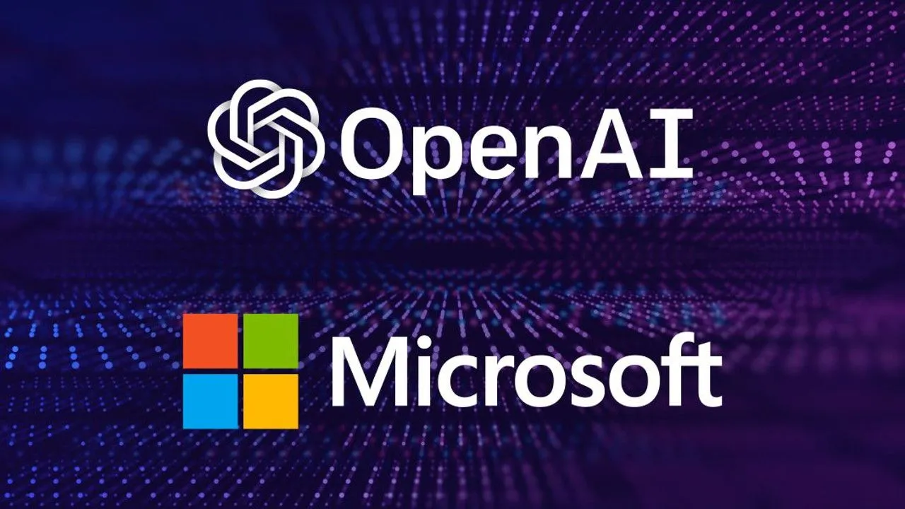 Logos OpenAI e Microsoft