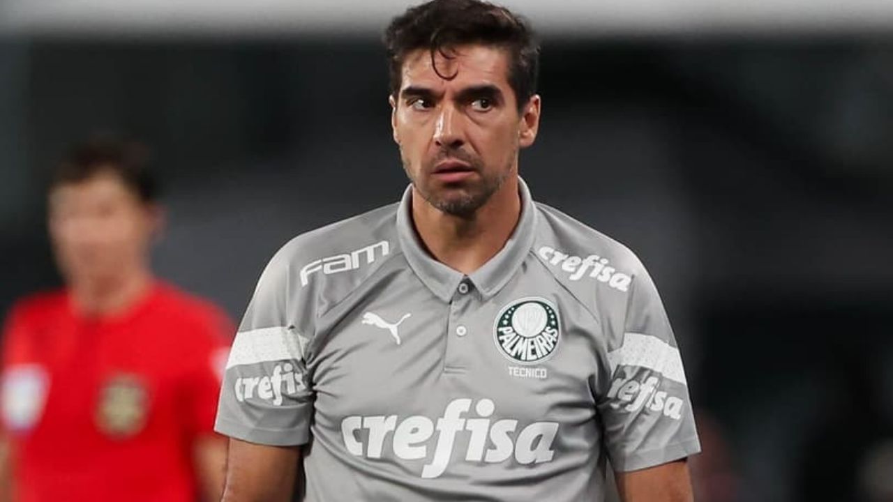 Abel Ferreira em jogo do Palmeiras