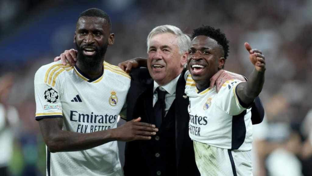 Ancelotti e Vini Jr.