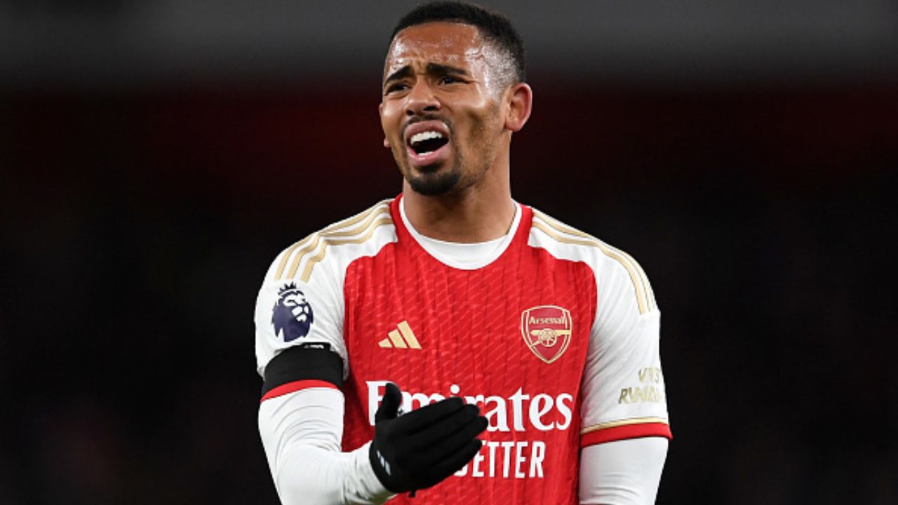 Gabriel Jesus em jogo do Arsenal