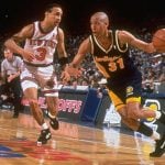 Reggie Miller contra Knicks na década de 90