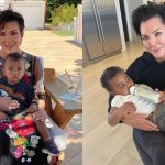 Kris Jenner presenteia neto Psalm West