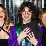 Luciana Gimenez, junto de Lucas e Mick Jagger