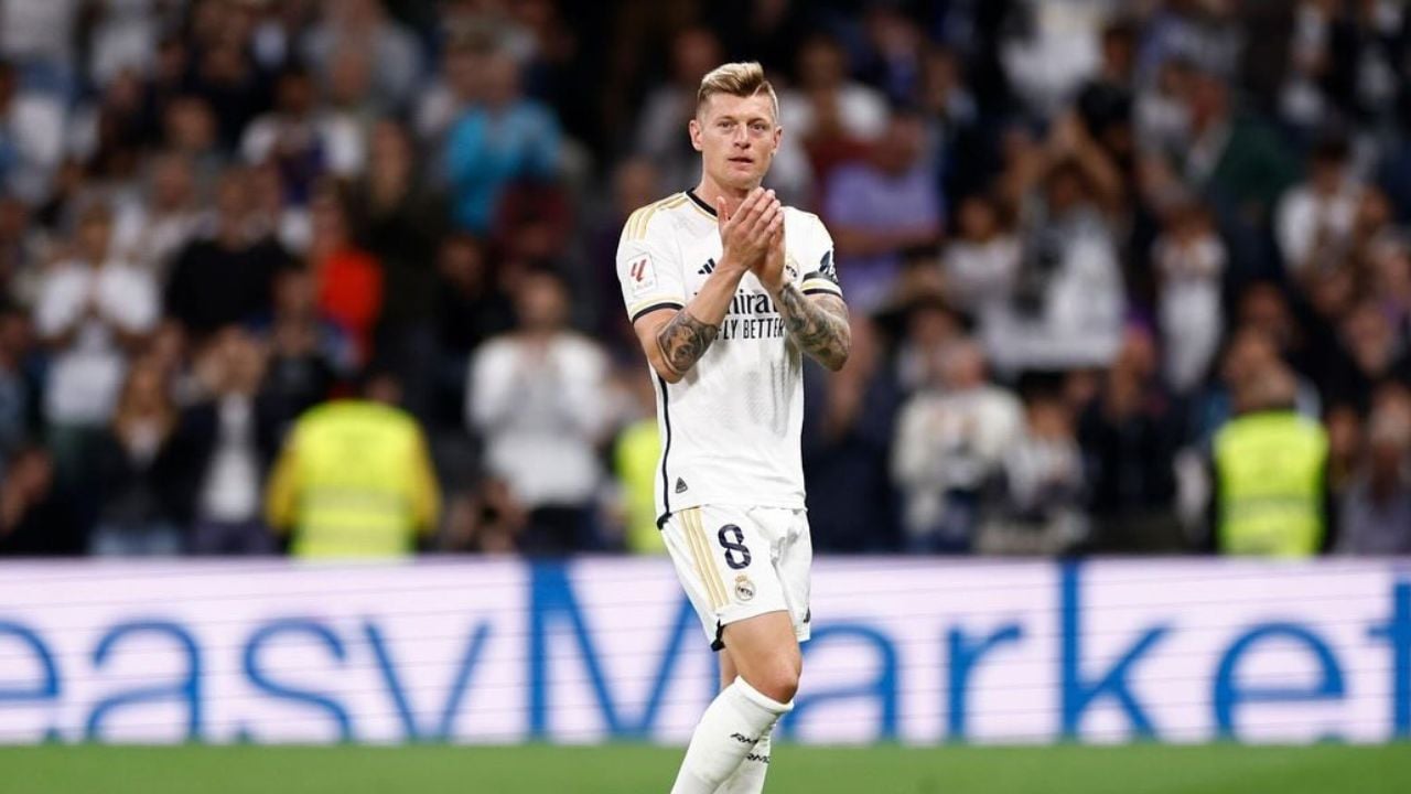 Toni Kroos atuando pelo Real Madrid