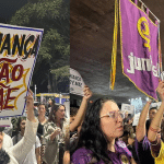 Protestos contra PL que equipara aborto a homicídio aconteceram nesta quinta-feira