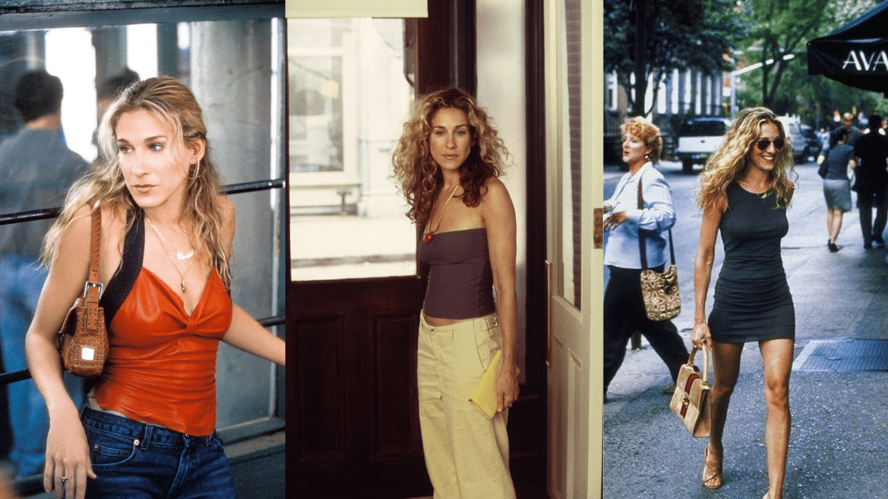 Carrie Bradshaw looks anos 90