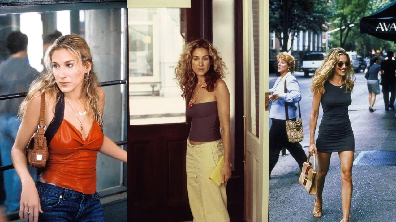 Carrie Bradshaw looks anos 90