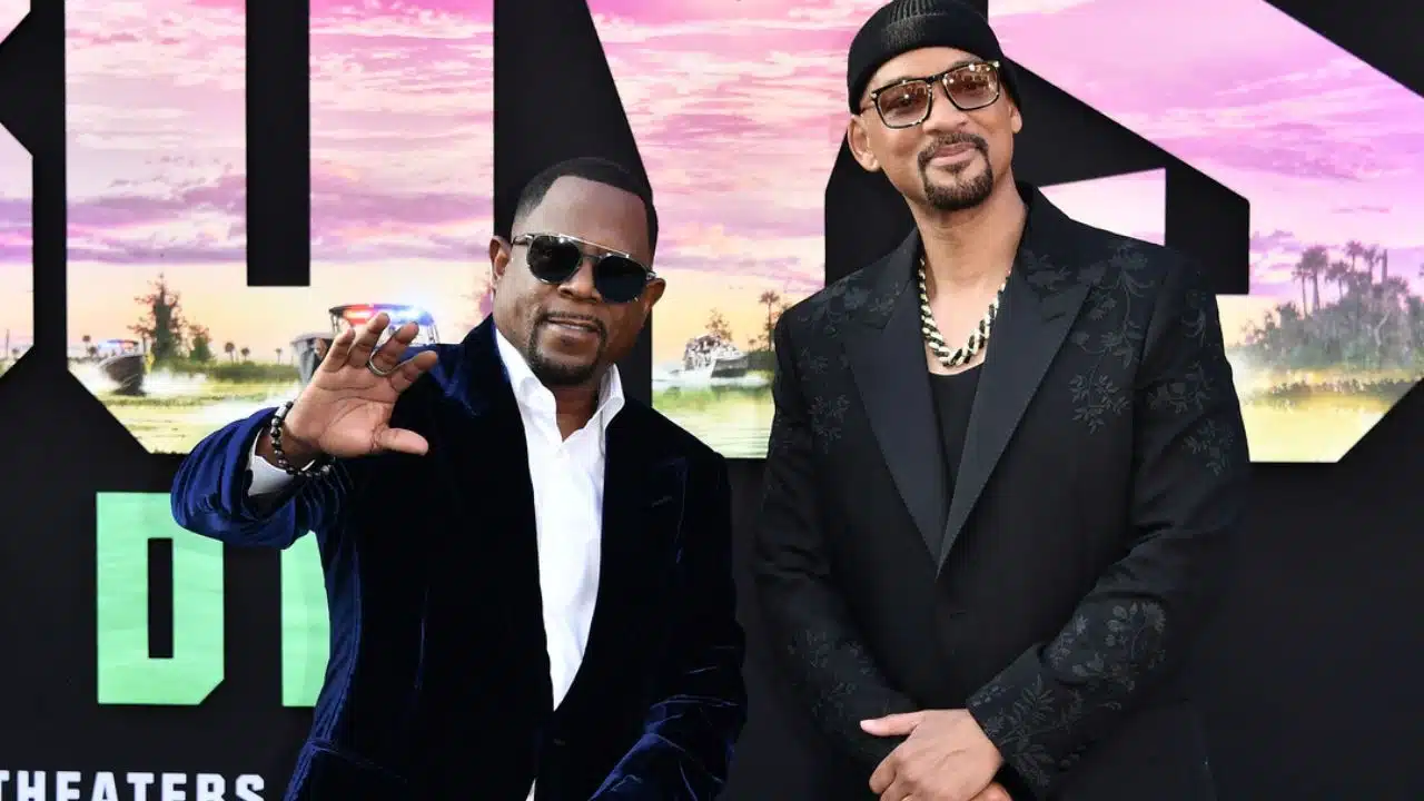 Os atores Martin Lawrence e Will Smith