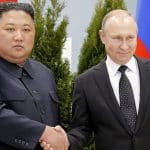 Foto de Destaque: Vladimir Putin e Kim Jong-un