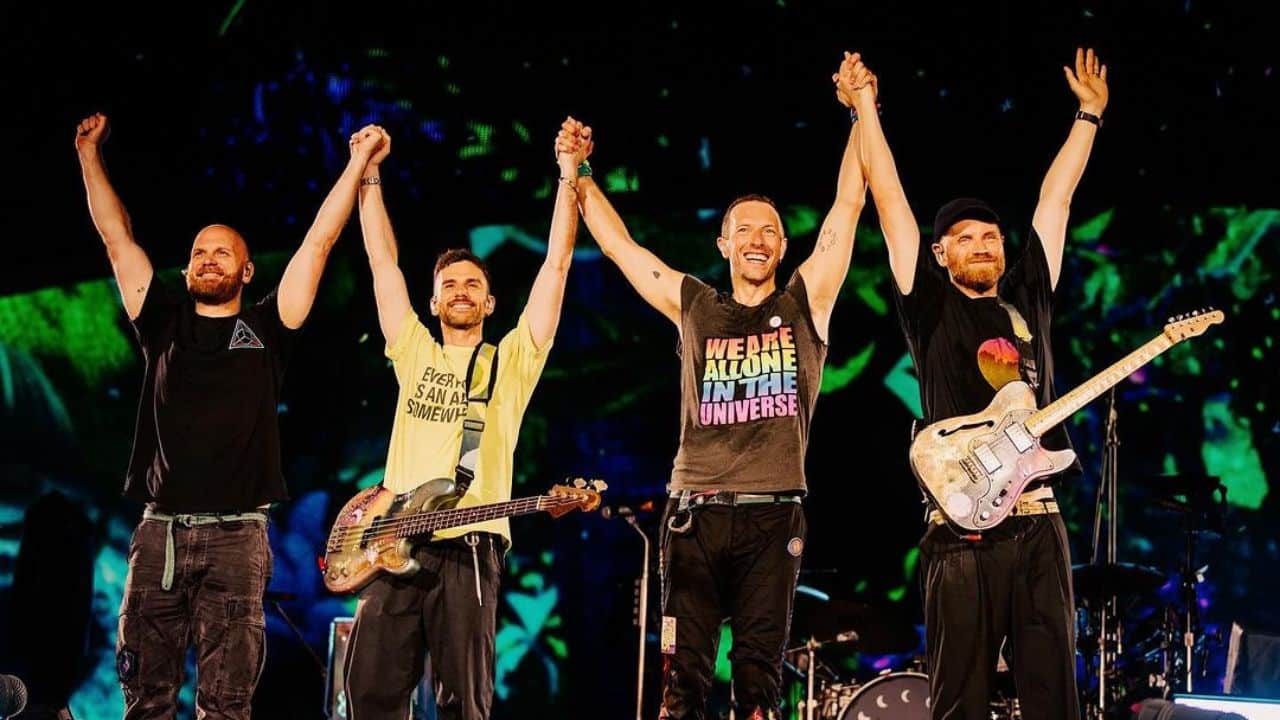 Coldplay em um show da turnê