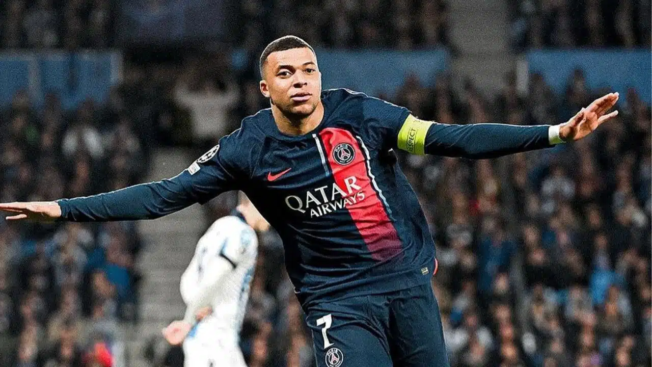 Mbappé em jogo pelo Paris Saint-Germain