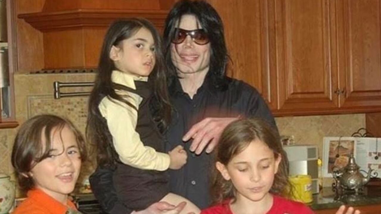 Michael Jackson e filhos