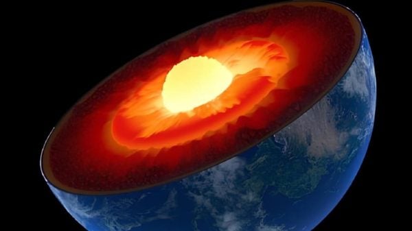 O núcleo do planeta Terra