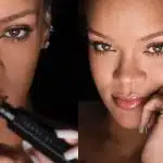 Cantora Rihanna em divulgação dos produtos da Fenty Beauty