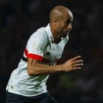 Lucas Moura durante Internacional x São Paulo