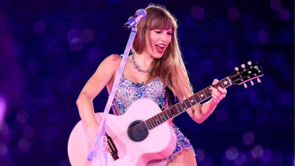 Taylor Swift em apresentação do ‘’The Eras Tour