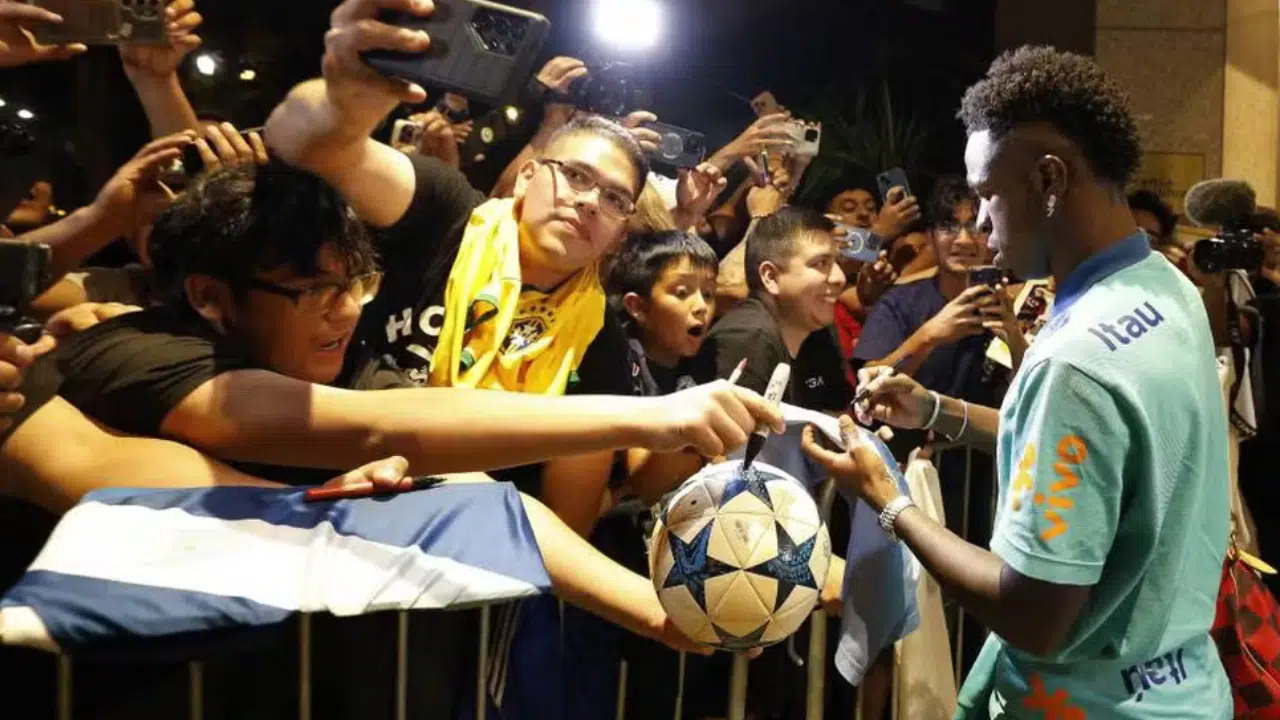 Vini Jr. atacante da Seleção Brasileira