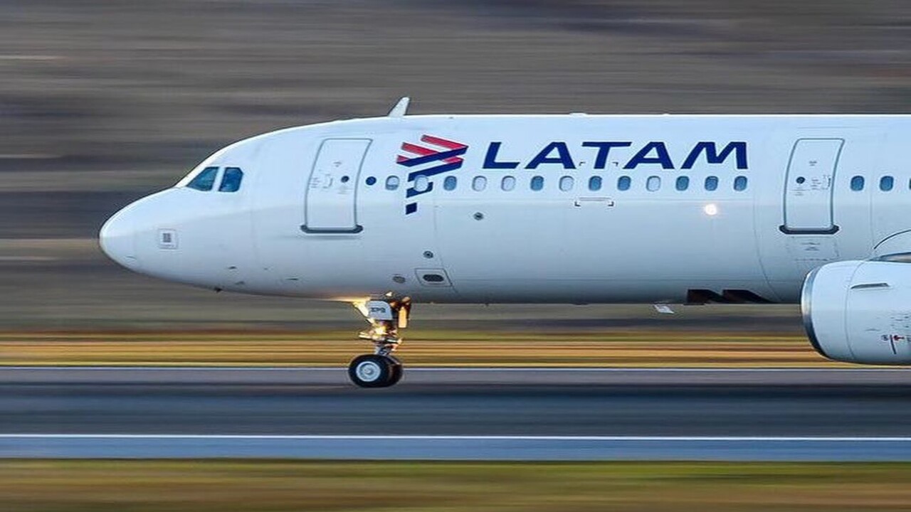 Boeing da Latam teve um tail strike