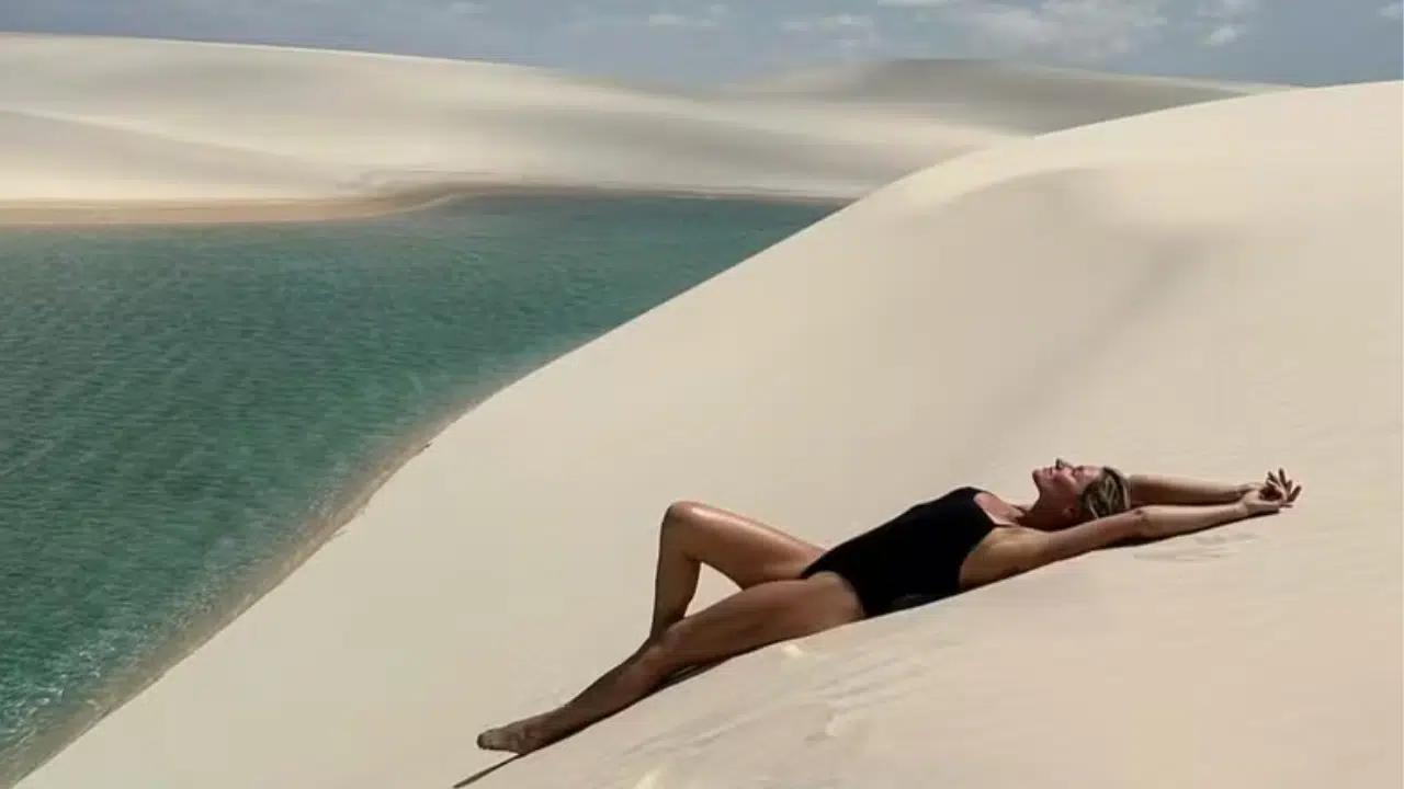 Gisele Bündchen nos Lençóis Maranhenses