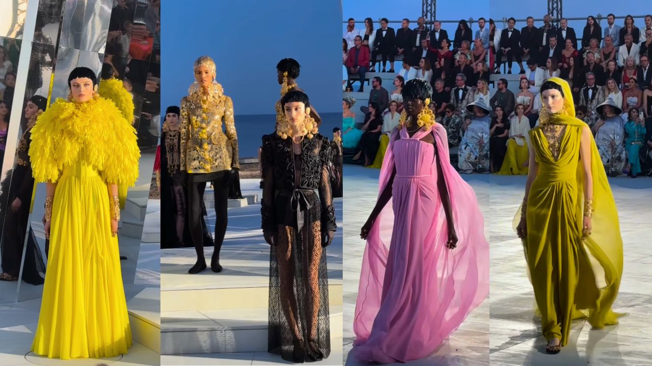 O evento da alta-moda está ocorrendo no período do dia 30 de junho a 4 de julho em Sardenha