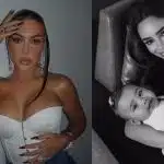 Bruna Biancardi, sua filha Mavie e Georgina Rodriguez